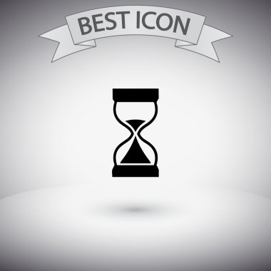 Kum saati simgesi tasarım