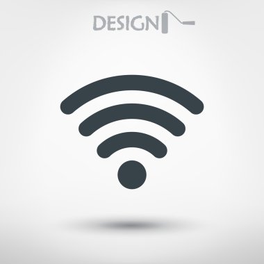 Kablosuz ağ wifi simgesi simgesi