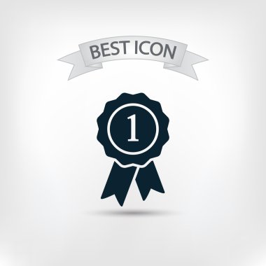 Kurdele simgeli rozet