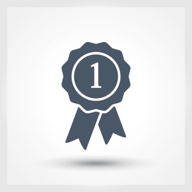 Kurdele simgeli rozet