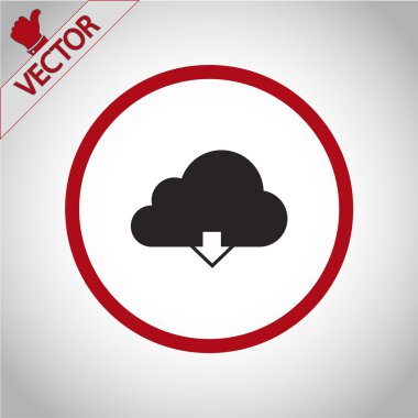 bulut indirme simgesi