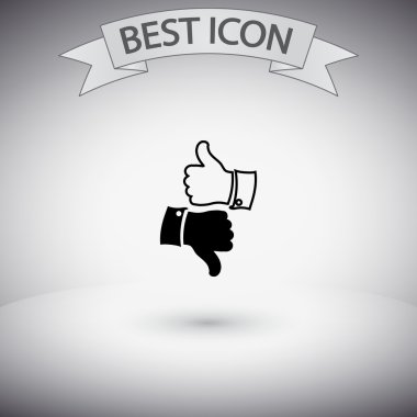 Simge gibi. Düz tasarım stili