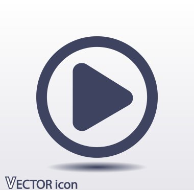 düğme web simgesi oynamak