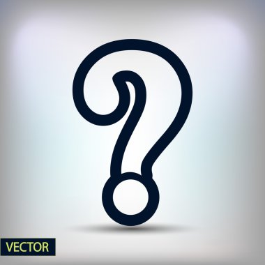Soru işareti simgesi simgesi