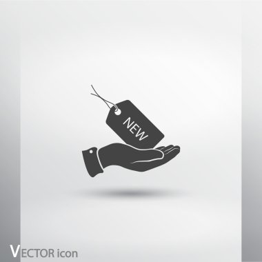 Etiketi simgesi tasarım