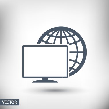 Monitör simgesi tasarım