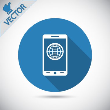 Mobil akıllı telefon simgesi