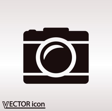 Kamera Düz Simgesi