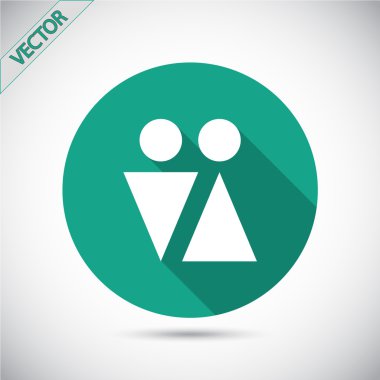 erkek ve dişi sembolleri simgesi