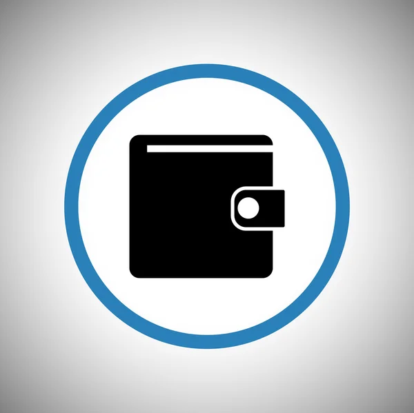 Wallet icon design — Stock Vector