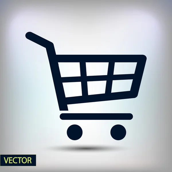 Icono de cesta de compra — Vector de stock