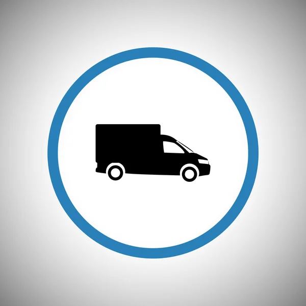 Truck flat icon — Stock Vector