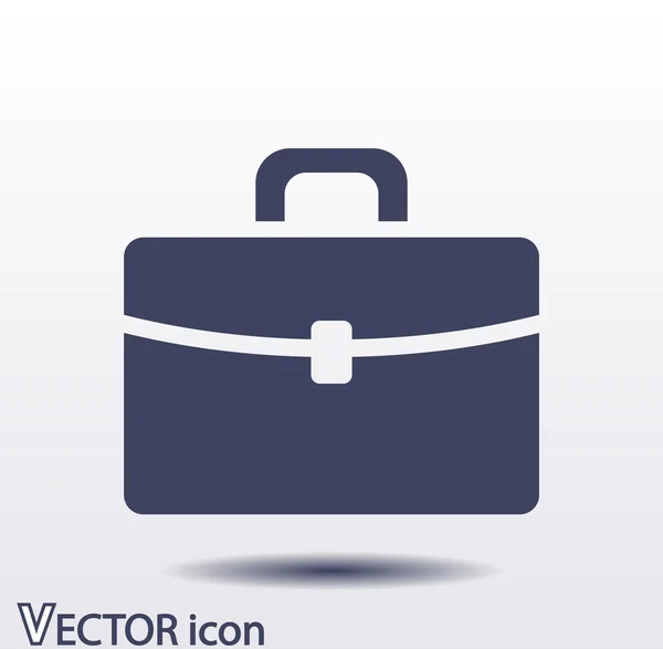 Briefcase icon design — Stock Vector