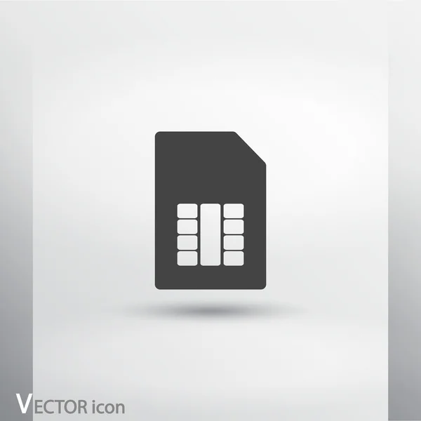 Sim card icon — Stock Vector