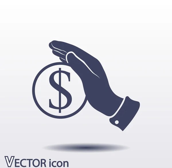 Ahorrar dinero icono — Vector de stock