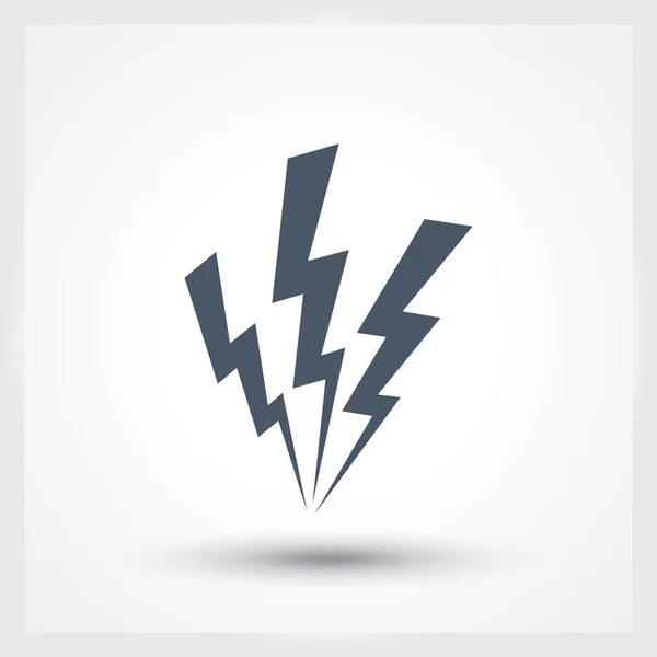 Lightning icon design — Stock Vector