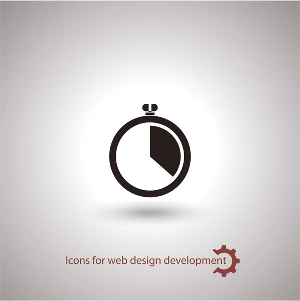 Design icône chronomètre — Image vectorielle