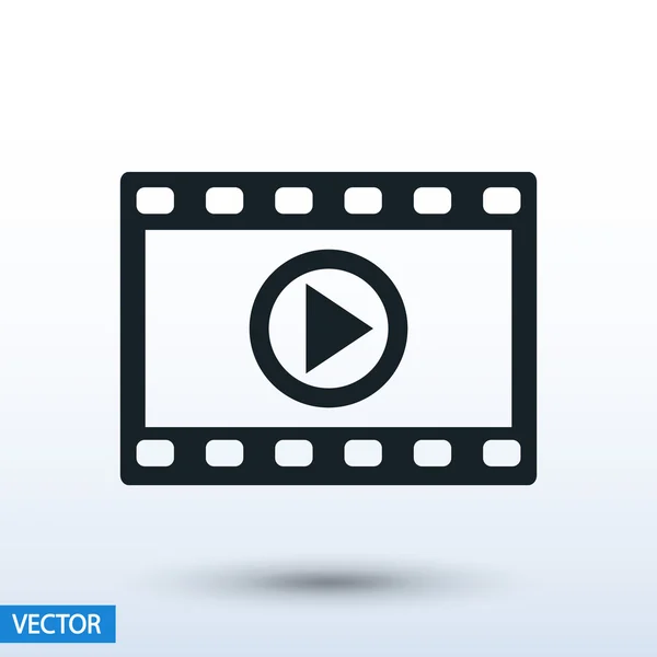 Design de ícone de vídeo — Vetor de Stock