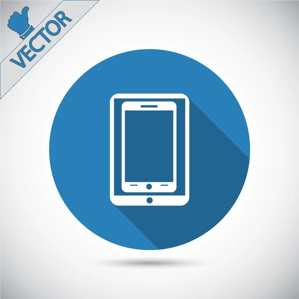 Mobiele smartphone pictogram — Stockvector