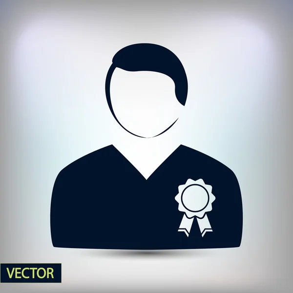 Vůdce ikony designu — Stockový vektor