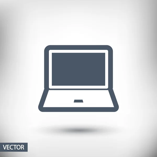 Laptop icon design — Stock Vector