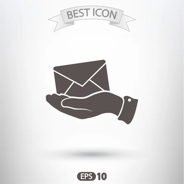 Pictogram envelop post — Stockvector