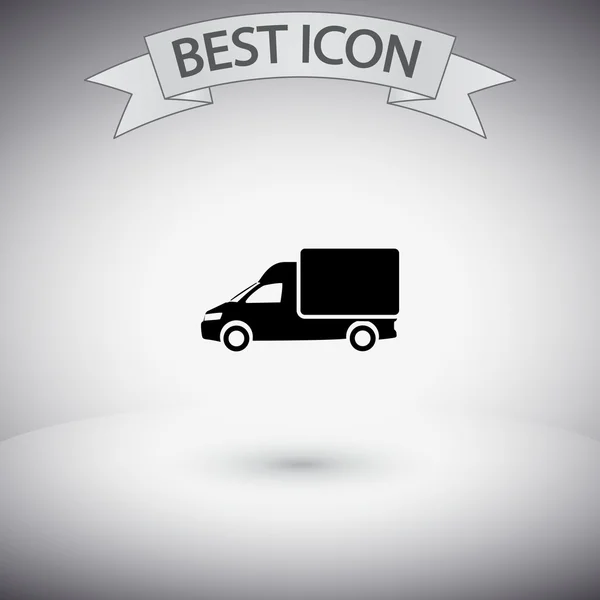 Vrachtwagen Flat Icon — Stockvector