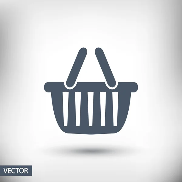 Ícone da cesta de compras — Vetor de Stock