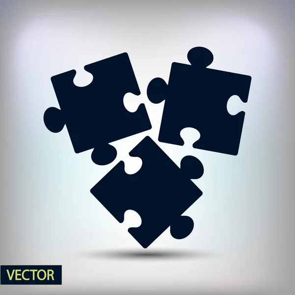 Ikona skládačky — Stockový vektor