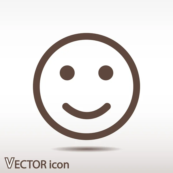 Дизайн значка улыбки — стоковый вектор