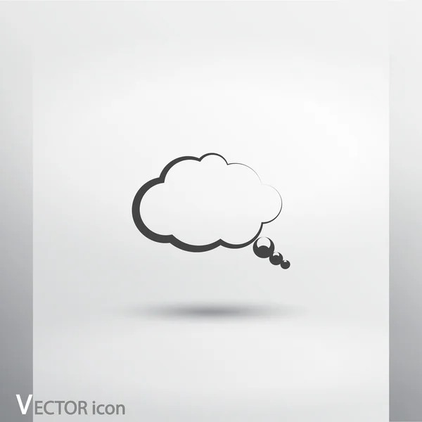 Bule de vorbire pictogramă — Vector de stoc