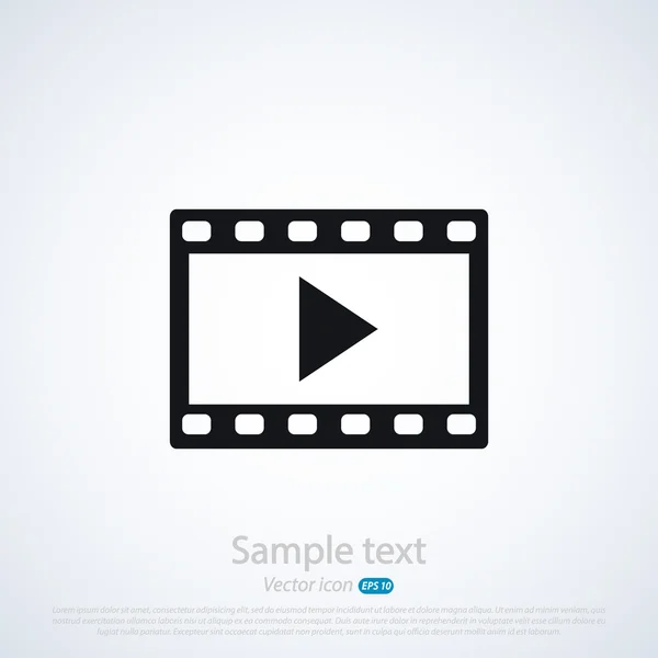 Icône de film — Image vectorielle