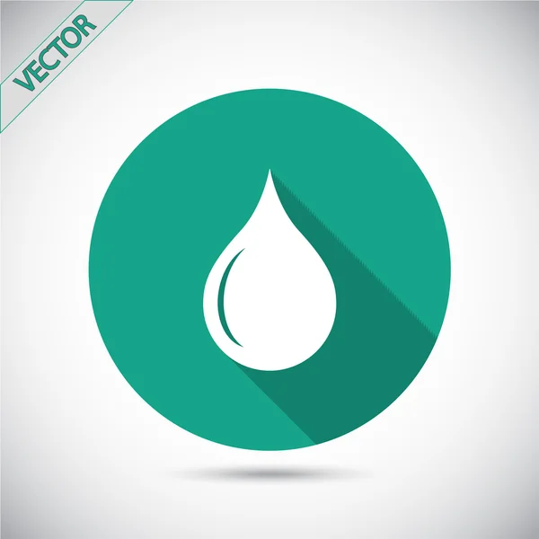 Drop pictogram ontwerp — Stockvector