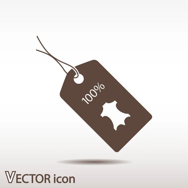 Etiqueta icono de diseño — Vector de stock