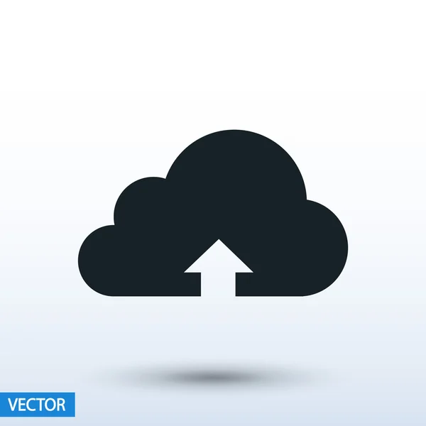 Nube subir icono — Vector de stock