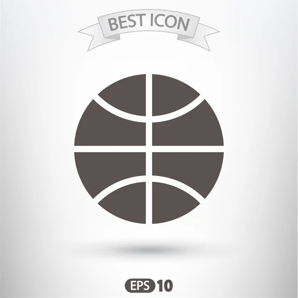 Basketball ball icon — Stock Vector