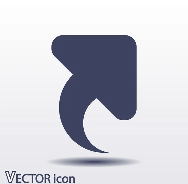 Icono flecha arriba — Vector de stock