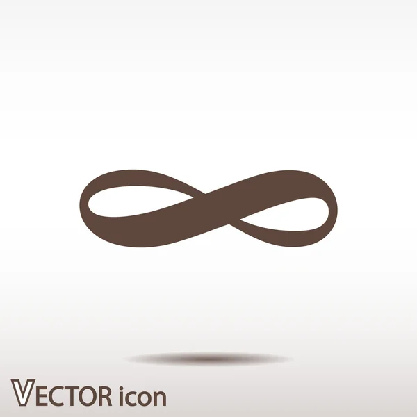Neomezené symbolu ikona — Stockový vektor