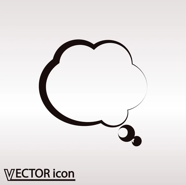 Ikona bubliny řeči — Stockový vektor