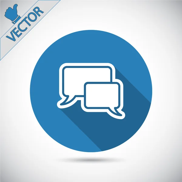 Comic speech bubble icon — Stock Vector