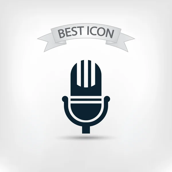 Microphone icon design — Stock Vector