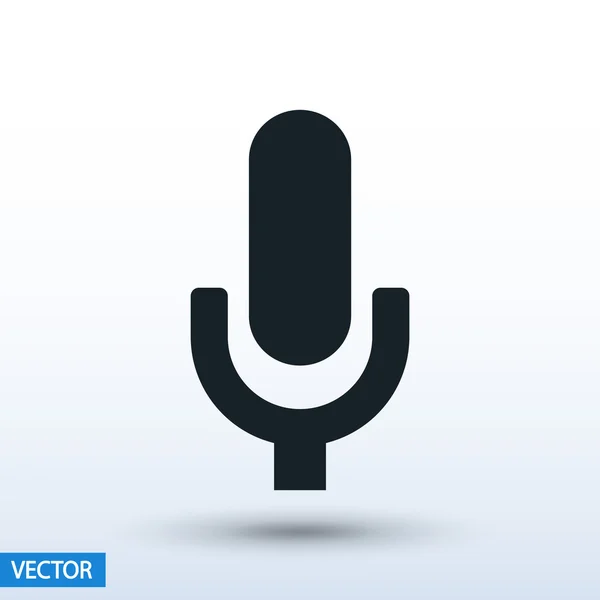 Icône de microphone — Image vectorielle