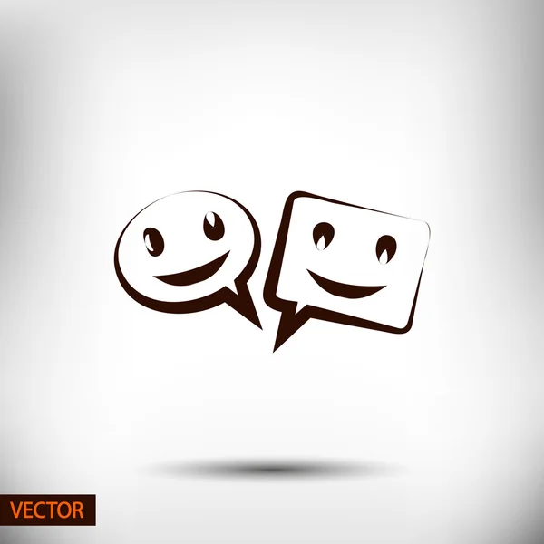 Speech bubble icon — Stock Vector