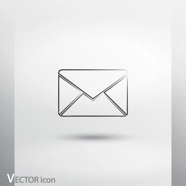 Icona della posta busta — Vettoriale Stock