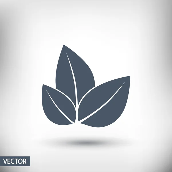 Tree leaves icon — Stock Vector