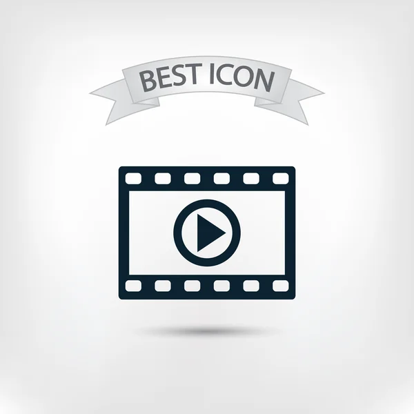 Diseño de iconos de vídeo — Vector de stock