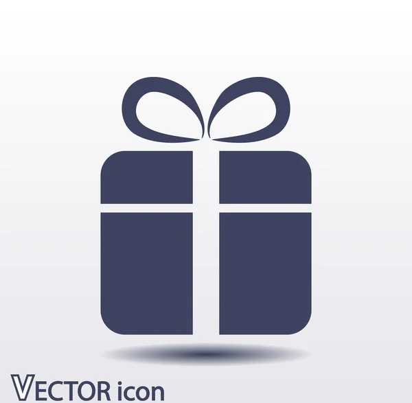 Icono de caja de regalo — Vector de stock