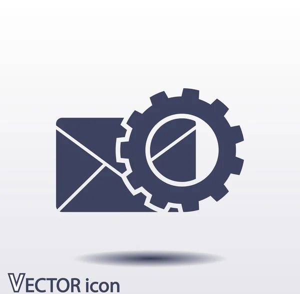 Pictogram envelop post — Stockvector