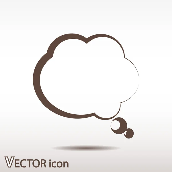 Speech bubble icon — Stock Vector