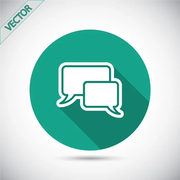 Speech bubble icon — Stock Vector